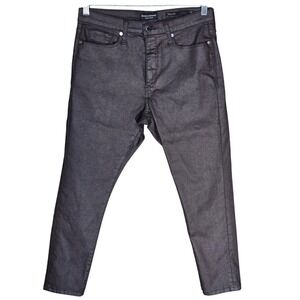 Banana Republic High Rise Skinny Metallic Jeans Women Size 30 Short